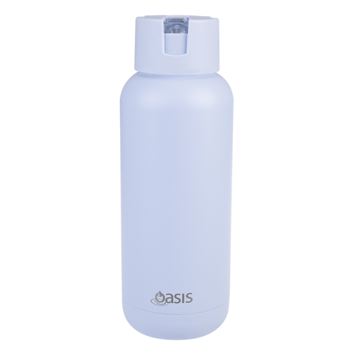 Oasis Moda Cermaic Lined Stainless Steel Triple Wall Insulated Drink Bottle 1 Litre-Gift a Little gift shop