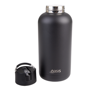 Oasis Moda Cermaic Lined Stainless Steel Triple Wall Insulated Drink Bottle 1.5 Litre-Gift a Little gift shop