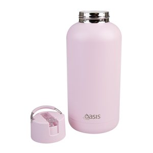 Oasis Moda Cermaic Lined Stainless Steel Triple Wall Insulated Drink Bottle 1.5 Litre-Gift a Little gift shop