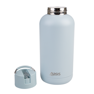 Oasis Moda Cermaic Lined Stainless Steel Triple Wall Insulated Drink Bottle 1.5 Litre-Gift a Little gift shop