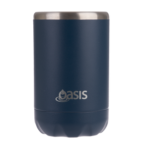 Oasis Stainless Steel Double Wall Insulated "Cooler Can" 375ML-Gift a Little gift shop