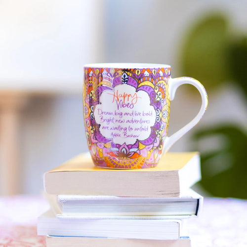 Intrinsic Happy Vibes Mug-Gift a Little gift shop