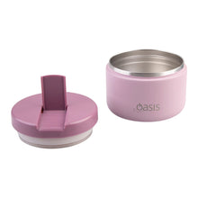 Load image into Gallery viewer, Oasis Stainless Steel Double Wall Insulated Food Flask with Quick Release Lid 300ml