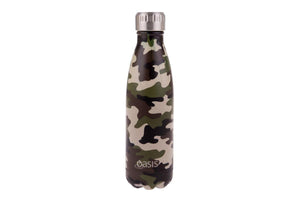 Personalised Oasis stainless steel drink bottle asst 500ml-Gift a Little gift shop