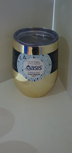 Mirror wine tumbler oasis 330mls insulated - personalised-Gift a Little gift shop