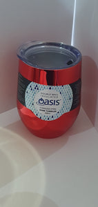 Mirror wine tumbler oasis 330mls insulated - personalised-Gift a Little gift shop