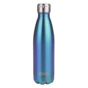 Personalised Oasis stainless steel drink bottle asst 500ml-Gift a Little gift shop