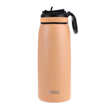 Load image into Gallery viewer, Oasis Stainless Steel Souble Wall Insulated Sipper Bottle 780ml - Personalised-Gift a Little gift shop