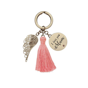 I Love You Mum Keychain - You Are An Angel-Gift a Little gift shop