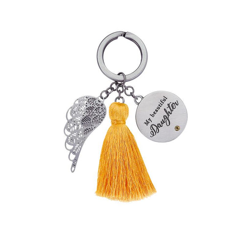 My Beautiful Daughter Keychain - You Are An Angel-Gift a Little gift shop