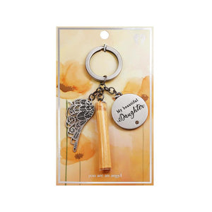 My Beautiful Daughter Keychain - You Are An Angel-Gift a Little gift shop