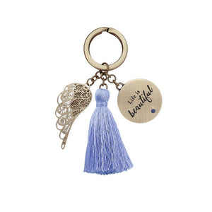 Life Is Beautiful Keychain - You Are An Angel-Gift a Little gift shop
