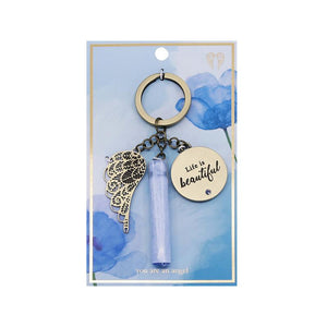 Life Is Beautiful Keychain - You Are An Angel-Gift a Little gift shop