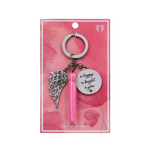 Load image into Gallery viewer, Be Happy Keychain - You Are An Angel-Gift a Little gift shop