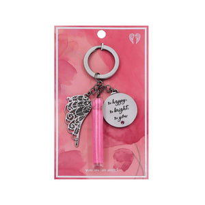 Be Happy Keychain - You Are An Angel-Gift a Little gift shop
