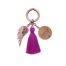 Load image into Gallery viewer, Family Forever Keychain - You Are An Angel-Gift a Little gift shop