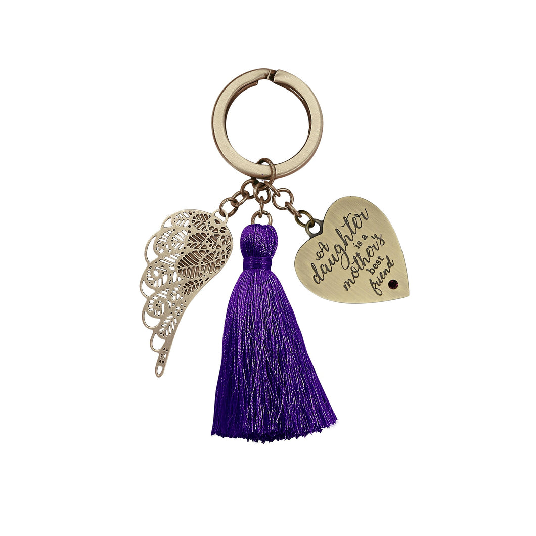 Mother's Best Friend Keychain - You Are An Angel-Gift a Little gift shop