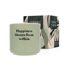 Load image into Gallery viewer, Bloom Positive Pot - Happiness blooms from within-Pots &amp; Planters-Gift a Little gift shop