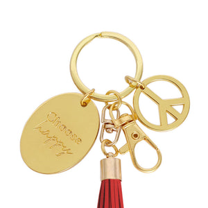Inspiratonal Keychain Happy-Gift a Little gift shop