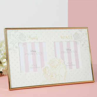 Wedding frame: Beauty and the Beast double frame - Gift a Little gift shop