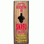 SNAFU wall bottle opener - Gift a Little gift shop