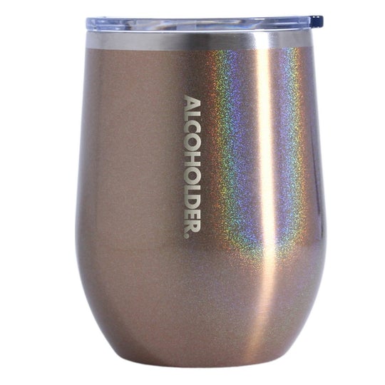Stemless Vacuum Insulated Wine Tumbler 355mls with Free Personalisation-Gift a Little gift shop