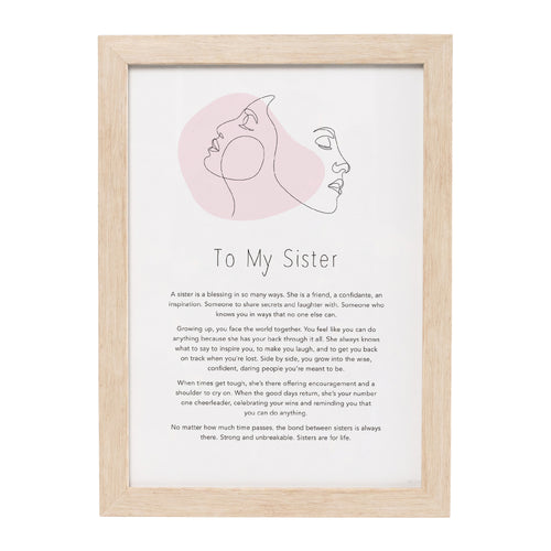 Gift Of Words To My Sister-Gift a Little gift shop