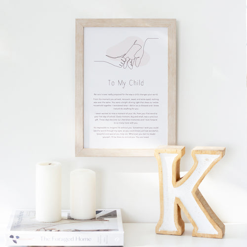 Gift Of Words To My Child-Gift a Little gift shop