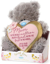 Load image into Gallery viewer, Me To You Mum One In A Million Heart Teddy Bear-Gift a Little gift shop