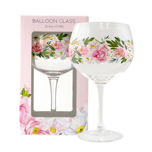 Sip by Splosh Balloon Glass Pink Peony-Stemware-Gift a Little gift shop