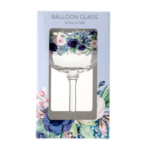 Sip by Splosh Balloon Glass Dusty Azure-Stemware-Gift a Little gift shop